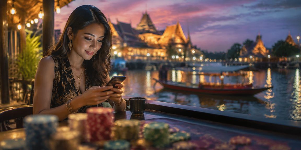 Pemandangan kasino mudah alih di Sarawak dengan elemen budaya tempatan